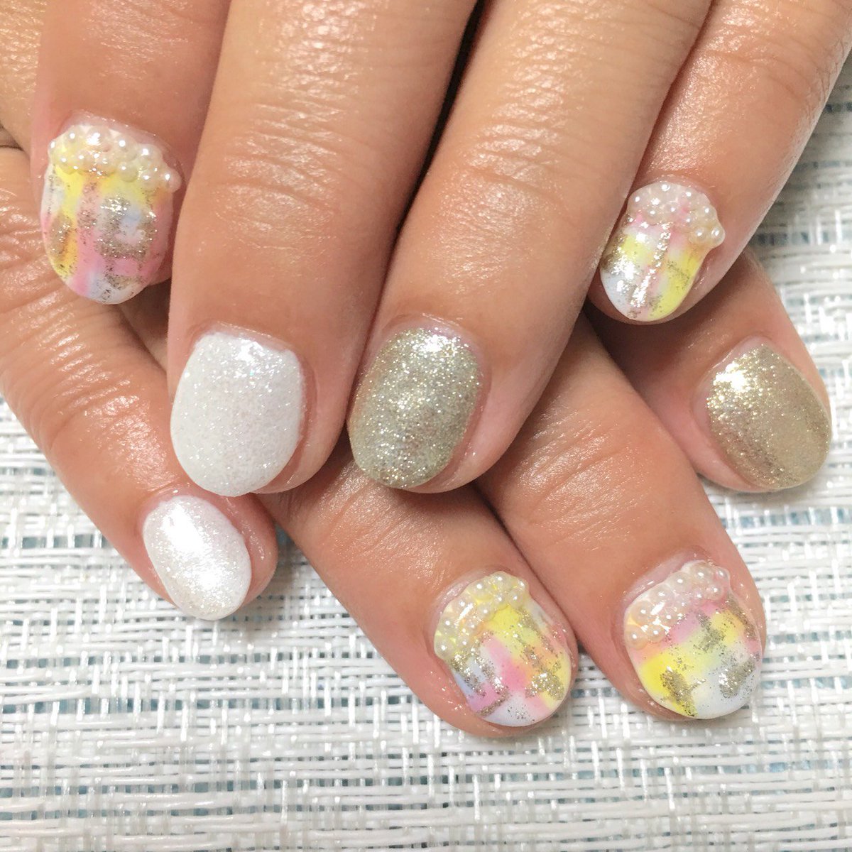短い爪でも可愛いネイル 短い爪でも可愛いネイル
