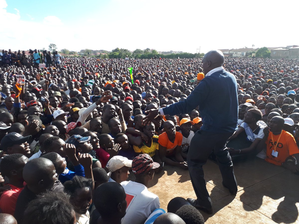 As I gave it to them at Jacaranda Grounds in Nairobi this afternoon. Kenyans have decided!