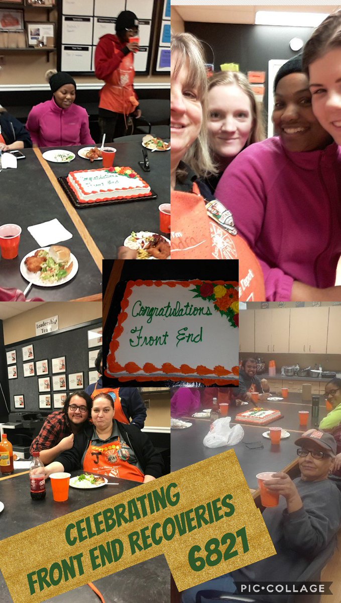 THDAllenPark's tweet photo. Front end team celebrating recoveries #GreatJob #Let'sDoThis @priester_ron @JimmyPottsHD @McFarrenGary https://t.co/qTEKJb4eke