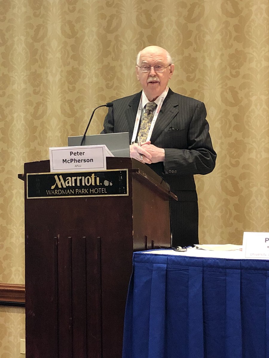 APLUEngagement's tweet photo. @APLU_News President Peter McPherson announces the release of @APLUEngagement "Tech Transfer Evolution" report #APLU2017 #techtransfer https://t.co/Fuphcd9mZ2 https://t.co/HhxrxEiJEv