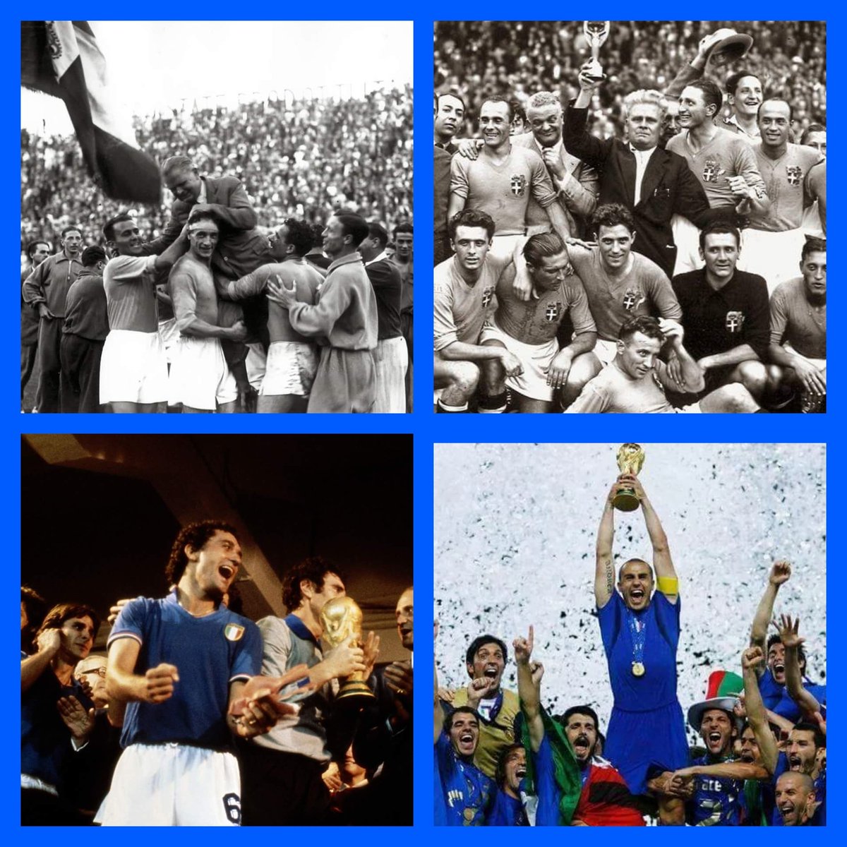 GiovanniPresta1's tweet photo. "Ed io non riesco proprio ad immaginarla.
Non ce la faccio neanche ad immaginarmela un'estate senza Mondiale.
O meglio, un Mondiale senza l'Italia 4 volte campione del mondo.
E alla morte siam pronti. L'Italia chiamò."🇮🇹💙

#RIMONTIAMO #FratellidItalia  #ItaliaSvezia https://t.co/B8UUali4W6