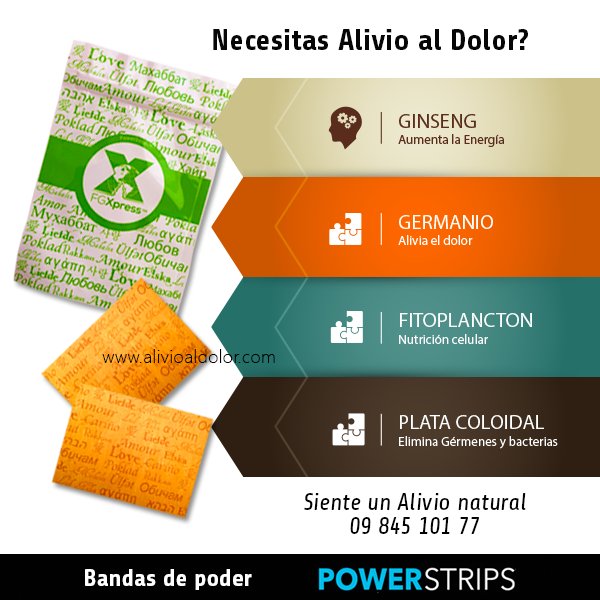 BandasdePoder's tweet photo. Los componentes de las #BandasdePoder funcionan de manera combinada, generan alivio al dolor y algunos beneficios adicionales como: equilib… https://t.co/pR3ictEzNk