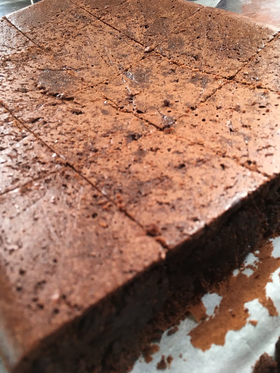 LillaFlickaBake's tweet photo. Chocolate brownie for a sunny cold day!! #hackneywick https://t.co/F9GqbhxOvM