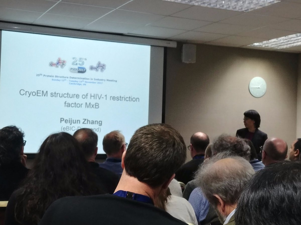 HarkerBIO's tweet photo. #cryoEM#PSDI2017#HarkerBIO#SBDD#@DiamondLightSou Key to successful cryo-EM, sample preparation! Love to discuss with anyone who is considering starting a project, find our "structure people" at PSDI today! Nice talk Dr. Peijun Zhang from Diamond. https://t.co/ogIWSbvdcD
