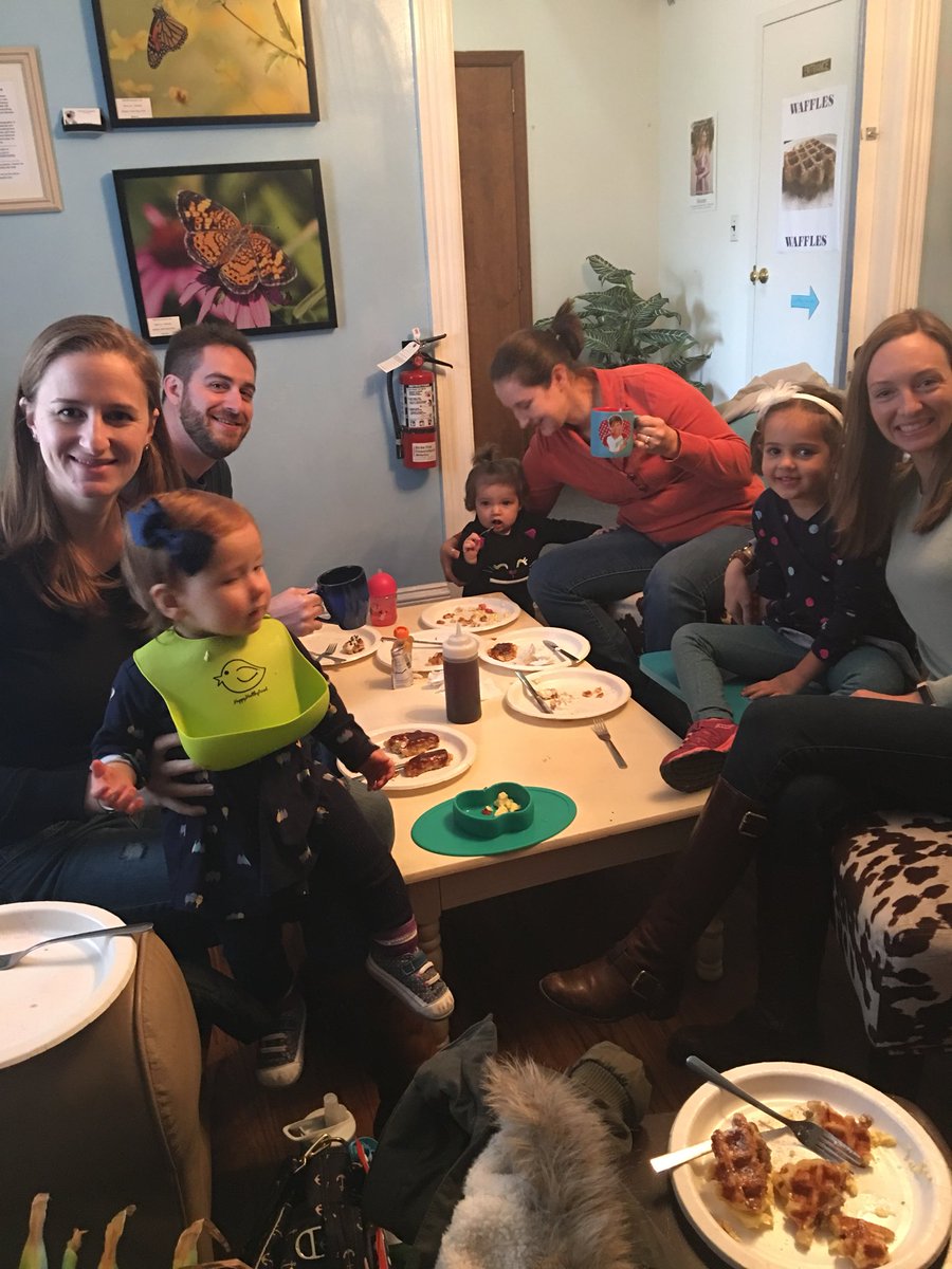 tpbinc's tweet photo. The Salamon’s & Orchinik’s came for a Sunday waffle & coffee treat! Waffles, coffee & Friends The Perfect Blend! #liegewaffles #waffles #theperfectblend #coffee #pikecreekcoffee #coffeeshop #spoonud #coffeeporn #coffeeshop https://t.co/7L0AJPpxBB
