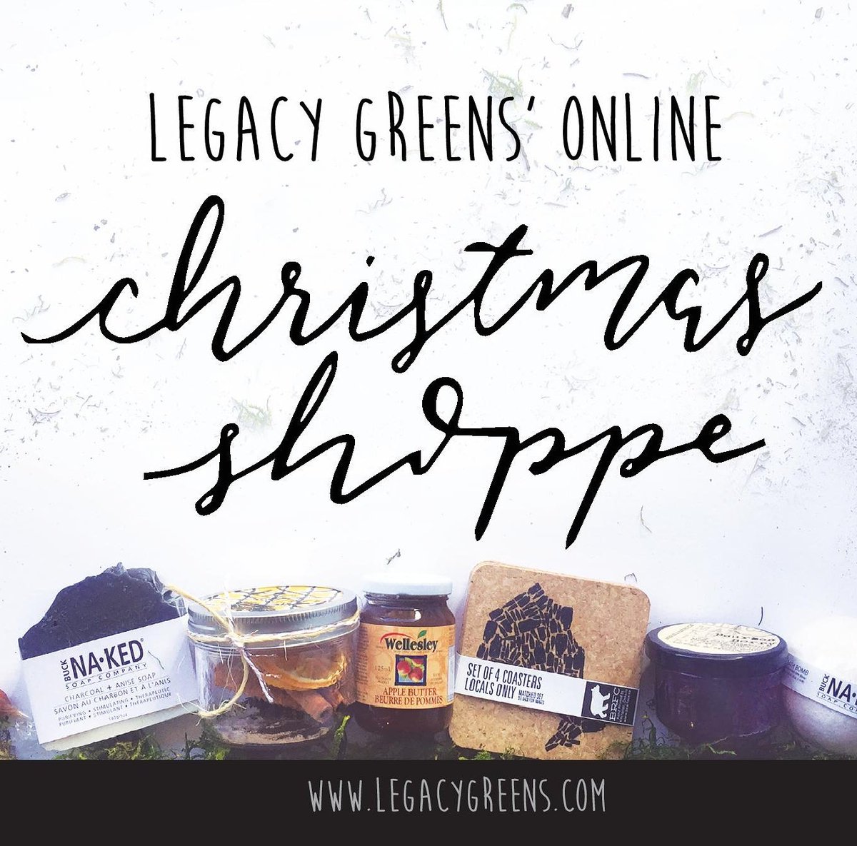 Our Online Christmas Shoppe has launched! Use LEGACYLAUNCH discount code to get 15% off site wide today and tomorrow (ends Mon Nov 13 at 11:59pm). Happy Shopping! legacygreens.com
