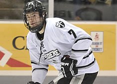 Former Providence College player #7 Drew Brown passed away at home yesterday morning at the age of 25. Cancer. Later, last night, the Friars scored 7 goals in a 7-2 win.