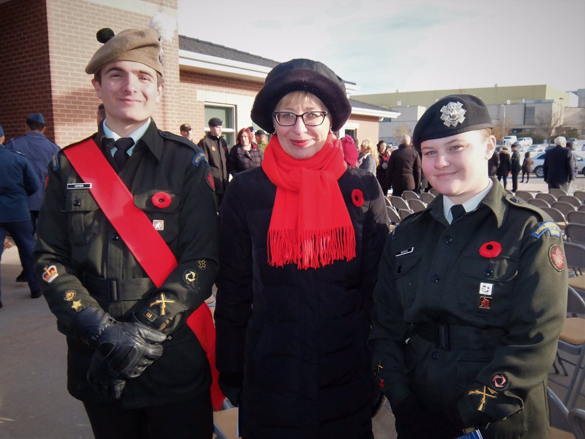 DaieneVernile's tweet photo. This Light Armoured Vehicle Monument was unveiled at the #Kitchener Armoury on #RemembranceDay2017 as a tribute to those who served in Afghanistan. Thnx to @TheRHFC #WaterlooRegionsRegiment for a moving ceremony. #onpoli https://t.co/HtNWdLqSM1