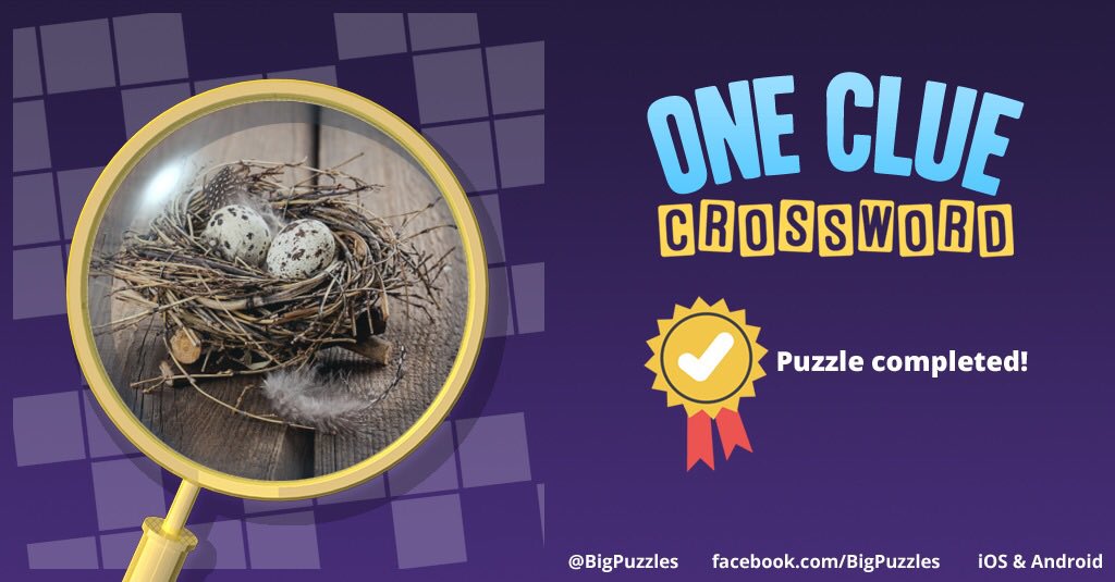 I completed a puzzle in One Clue Crossword. Play now for free!
onecluecrossword.com #OneClueCrossword