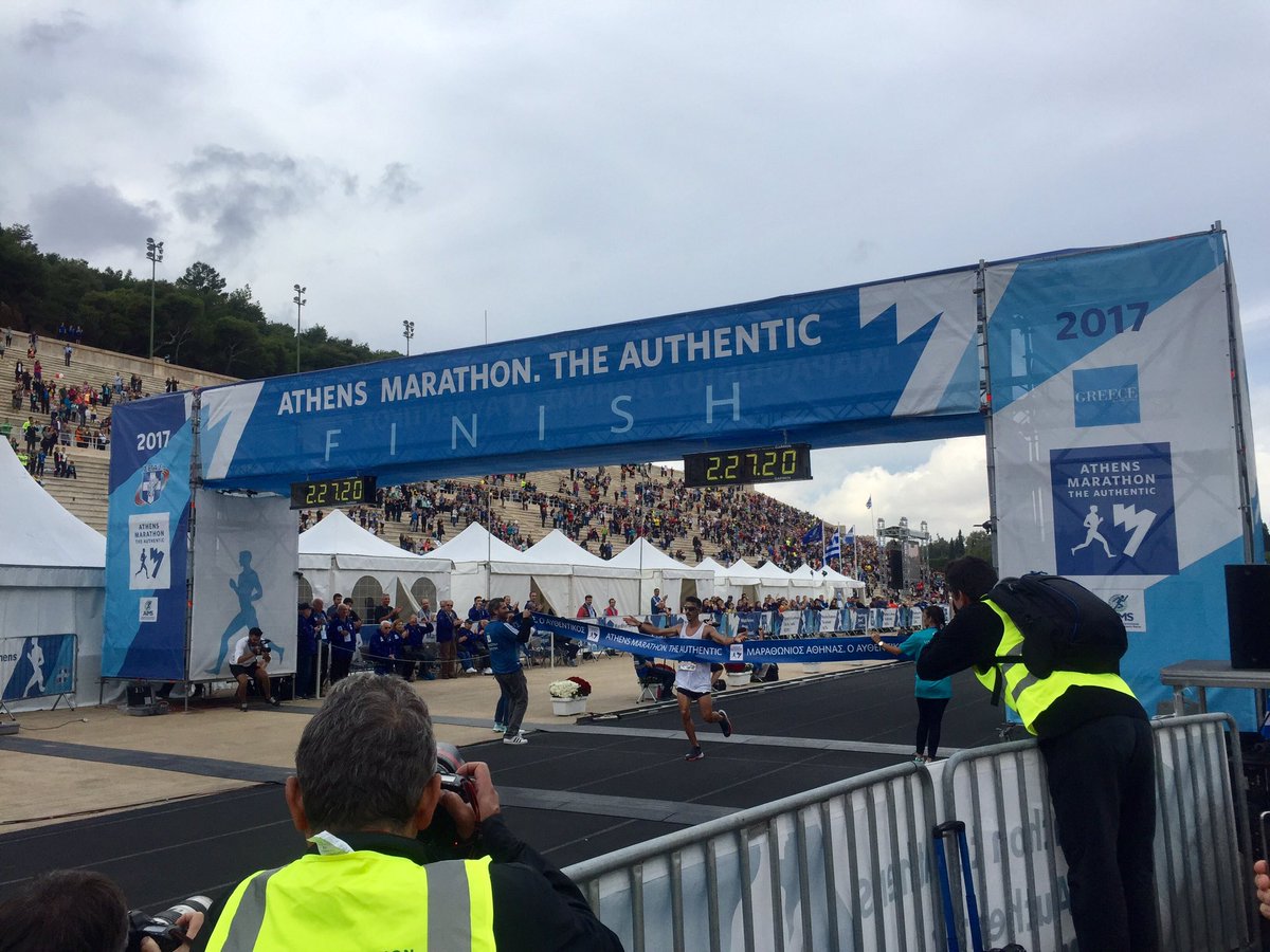GoodNewsGR's tweet photo. Ο Κώστας Γκελαούζος, αθλητής της #WINDrunningteam, είναι ο πρώτος Έλληνας που τερμάτισε τον #athensmarathon2017 και νικητής του Πανελληνίου Πρωταθλήματος. 
Είναι η 2η φορά που τρέχει τον Κλασικό Μαραθώνιο - πέρσι τερμάτισε 2ος. https://t.co/uonfcylVPZ