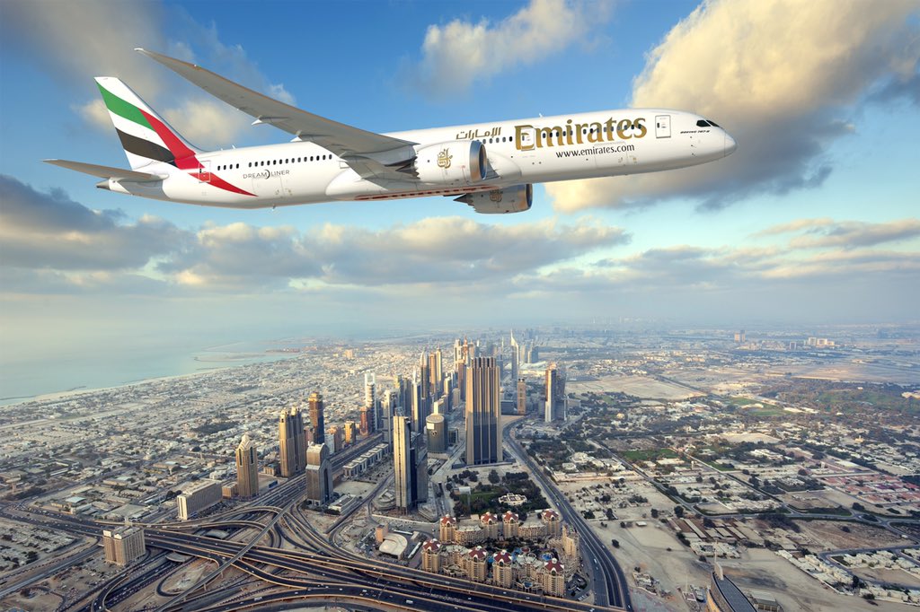 BoeingAirplanes's tweet photo. One of the world's largest airlines @emirates announce commitment for 40 787-10 #Dreamliners selecting the ultra-efficient 787 to power its future fleet. Airplane deal to sustain tens of thousands U.S. #manufacturing jobs #DAS17 https://t.co/ETDt3ImLzb https://t.co/xp9RwSnGk5