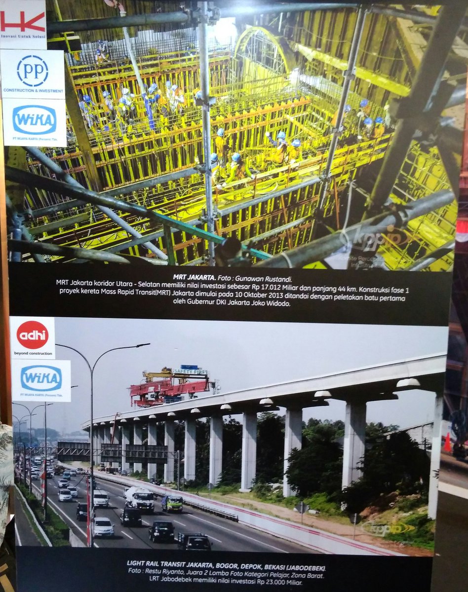 ririnriandini's tweet photo. @soniaanggi Yang masih on progress nih, pembangunan MRT &amp; LRT. #3TahunInfrastruktur https://t.co/2XcNlfKyFA