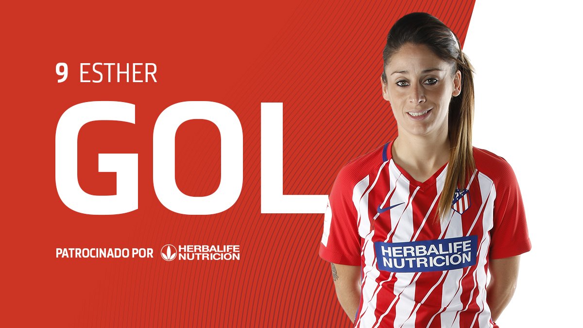 AtletiFemenino's tweet photo. ⏱ 19' | 1-0 | ⚽️ ¡¡GOOOOOOOL!! ¡¡GOOOOOOOOOOL!! ¡GOOOOOOOOOL de @Estheeer9! #AúpaAtleti #AtletiGranadilla https://t.co/UPEZTNBbbY