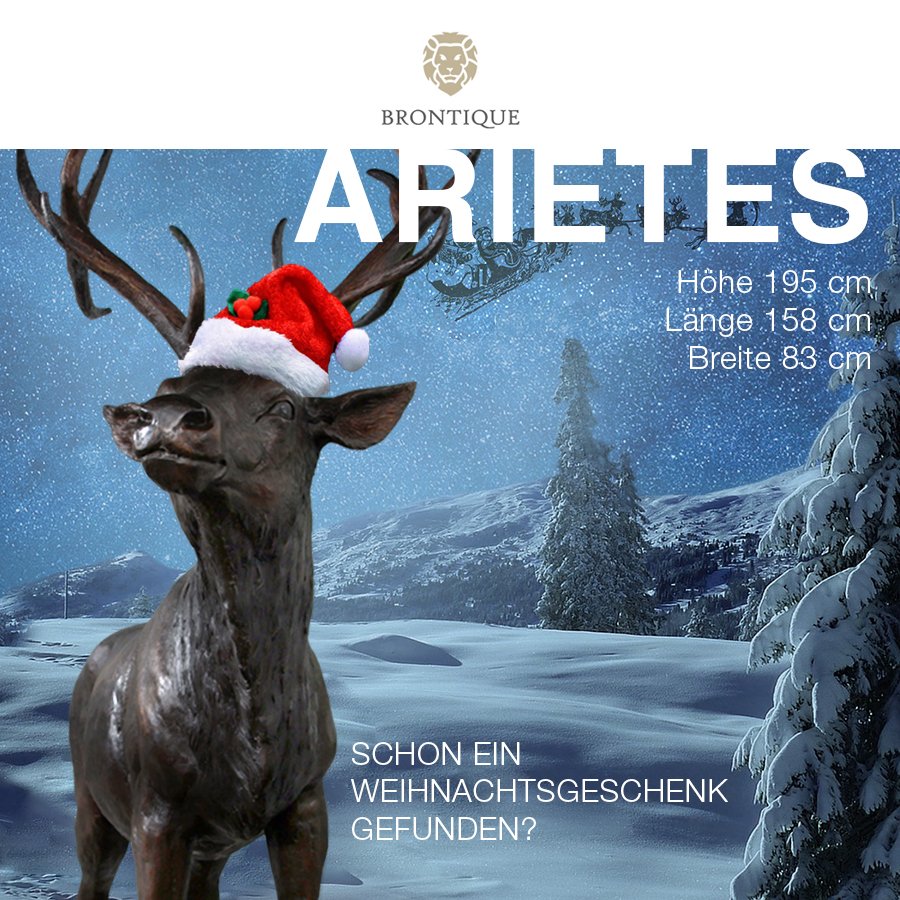 BrontiqueShop's tweet photo. Entdecken Sie unsere schönen #Geschenkideen aus #Bronze für Weihnachten! #BronzeShop #Brontique #Bronzefigurem #Bronzeskulpturen #Hirsch https://t.co/KDSfchoncu