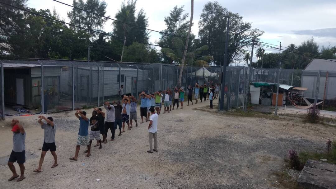 rac_sydney's tweet photo. DAY 104 of #Manus protests: "Every body but Dutton understands this human crisis needs to end."

Sydney: Keep standing with Manus men and pressuring the Govt to #BringThemHere 

SATURDAY 18 Nov 1pm Hyde Park North 
https://t.co/R2UjlSRizT… #ManusSOS https://t.co/Vyt3o96QhD