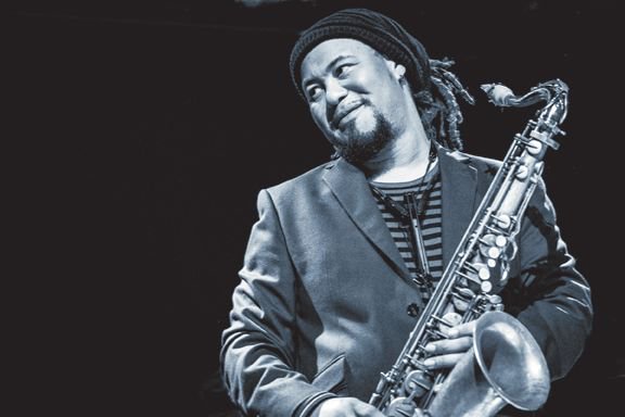 Jazzwise's tweet photo. US saxophonist Dayna Stephens plays @606club Chelsea, Nov 16 @LondonJazzFest. With @garethjazz @calbass &amp; Tim Giles. https://t.co/lWu0FqdypJ https://t.co/a4WOds7oNH