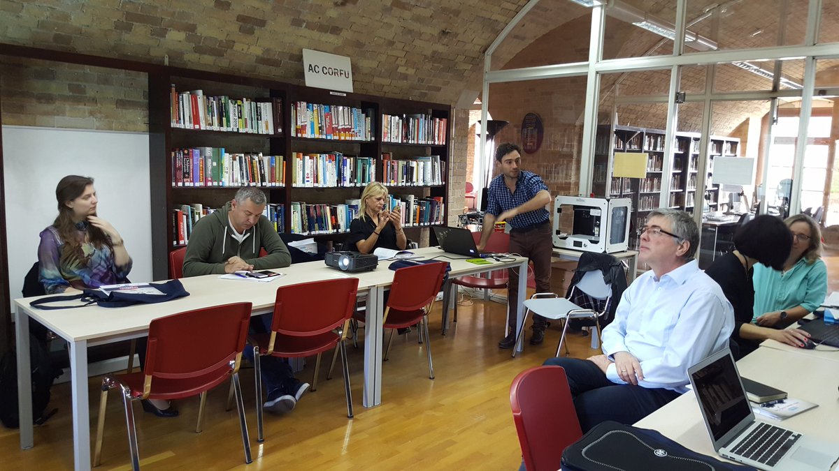 himis2017's tweet photo. 2nd Day.Gabriele from Cesfor Rom gives instructions about the realisation of the HIMIS project.
#ErasmusPlus #Cesfor #KA2 ##heritageinterpretation #Corfu #himisproject https://t.co/pw0e7BJkqE