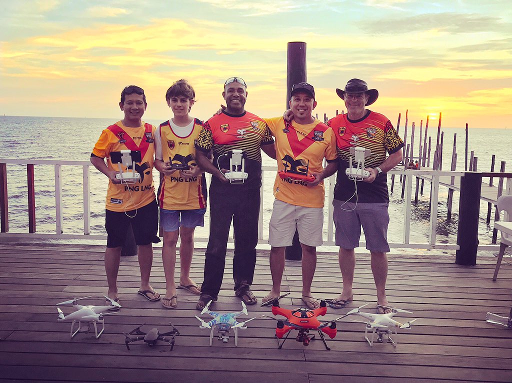 aaronchmgroup's tweet photo. Congratulations PNG Kumuls you did it! @davidmead411 too good bro too good! The Drone Boys salute Team PNG! ๐ต๐ฌ๐ต๐ฌ๐ต๐ฌ #RLWC2017 #thirdstraight #Kumulsupporters #droneclub #swellpro #dji #drone https://t.co/ZJJSPYP32h