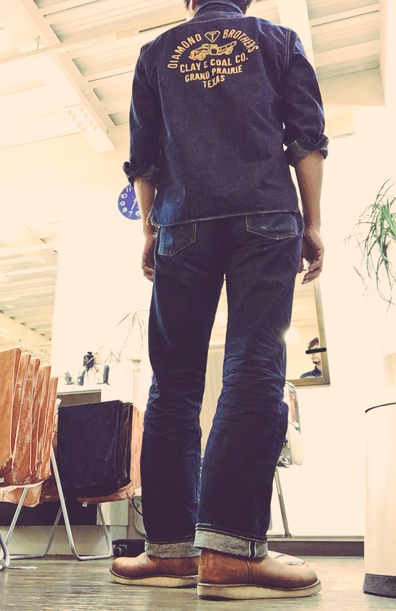 b124rocks's tweet photo. 本日もお疲れ様でしたｯｯ‼️(#°Д°)

#フェローズ #ワークシャツ #ダルチザン #SD-103 #redwing #RW866 #ペコス https://t.co/Eq6Gttrt3N