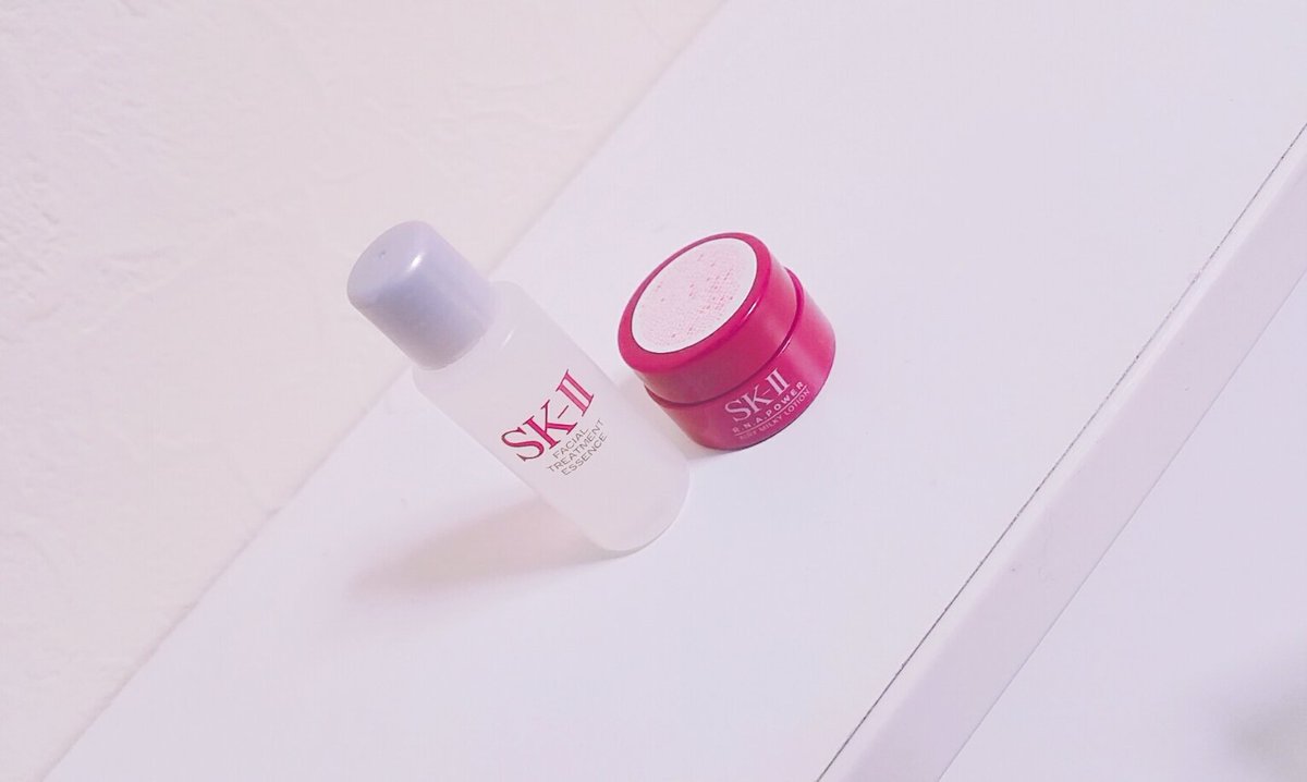 付録もったいなすぎて使えないけど、明日から使う（笑）
           ．．．．．．．

#付録
#SK-II