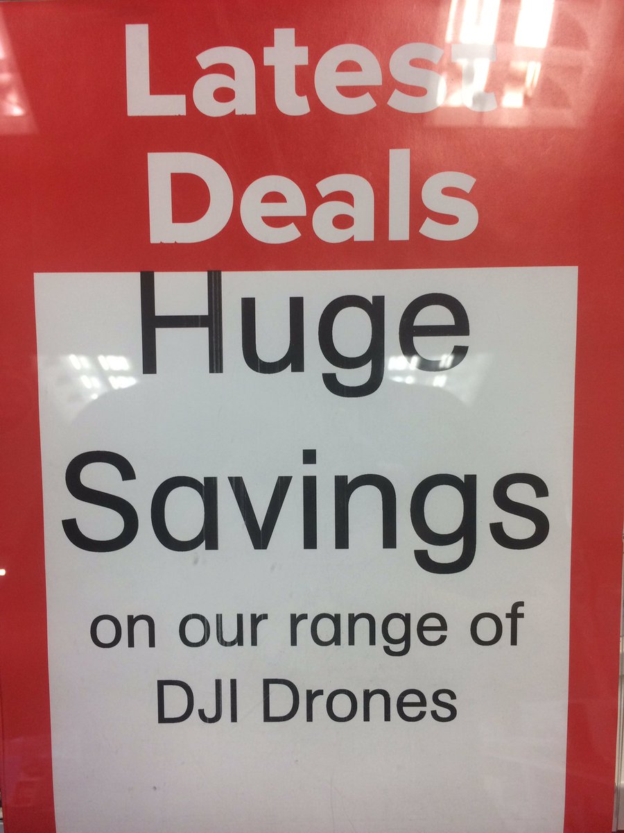 Maplin_SWA's tweet photo. Don't be disappointed, get down to #Maplin #Swansea today to grab your DJI Drone! 

Save a massive £200 on the Spark combo and £470 on the Phantom 4 advanced!!! 

Plenty more deals available in store https://t.co/i2B3Pi8Qiz