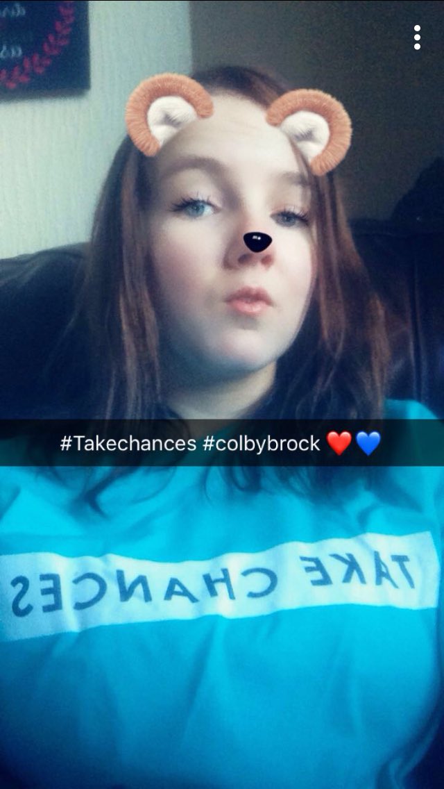 Kloeross2's tweet photo. @ColbyBrock I got the take chances top so happy it here 🎉 https://t.co/Mt2DH687CI