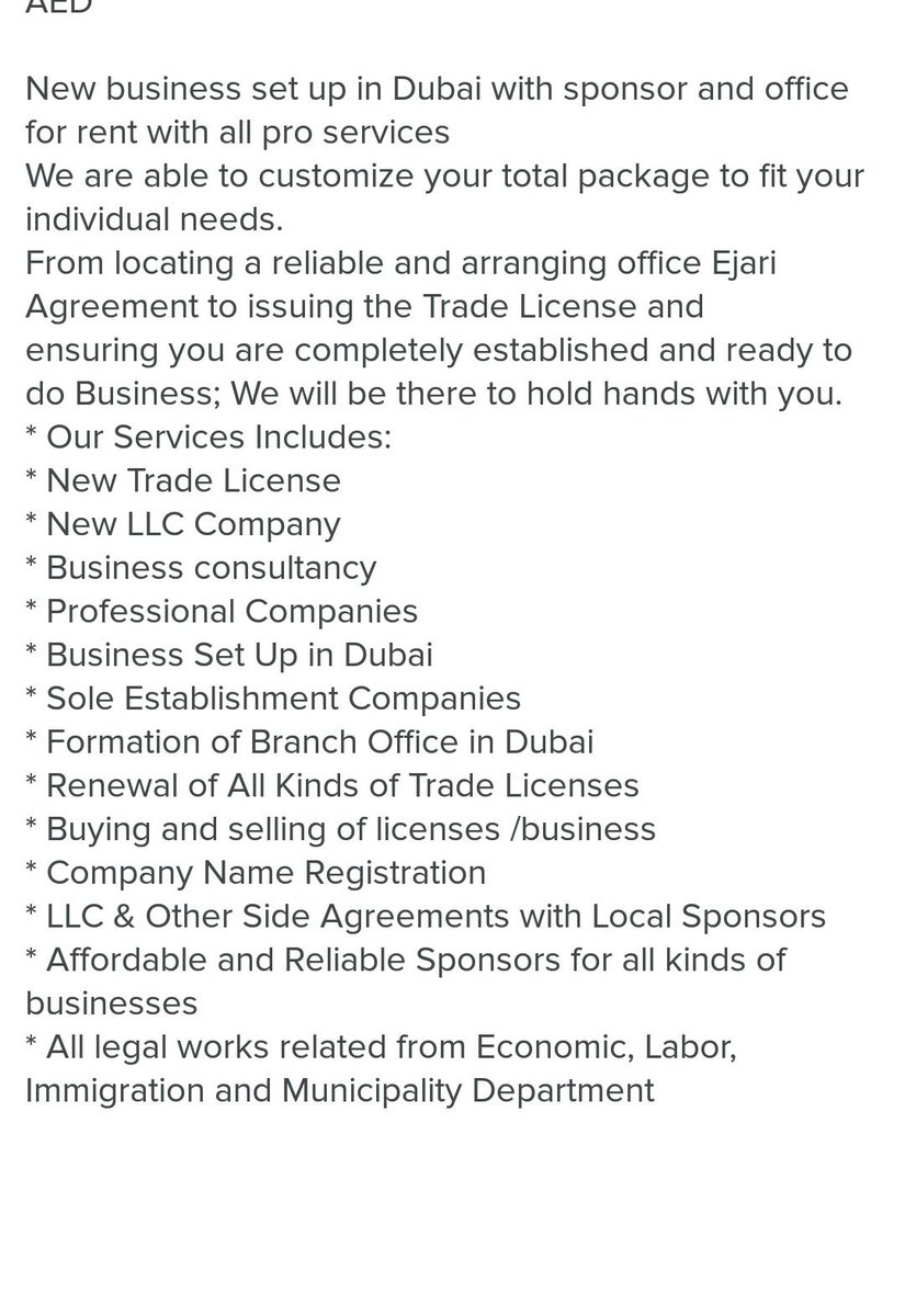 DubaiBusiness6's tweet photo. Gold Trading License and Petroleum License are Available for sell...

All types of license are available to setup an business in Dubai..

interested clients contact us https://t.co/dn7uDaiaJM