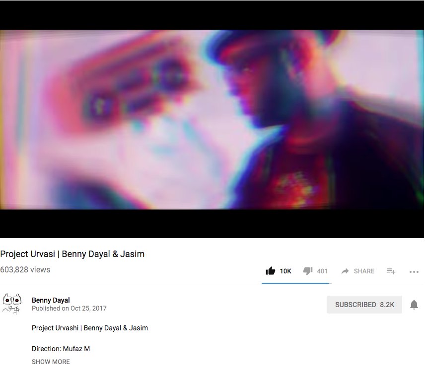 SheraryGayathir's tweet photo. #600K VIEW NOW AT 4PM @Benny_Dayal #LETTAKEITEASY #TAKEITEASYPOLICY #TAKEITEASYTOWATCH #PROJECTURVASI #FOREVER #MASHUP #MV #SONG #BESTSONG #BENNYDAYAL #FOREVER https://t.co/SeRtXCVFHi