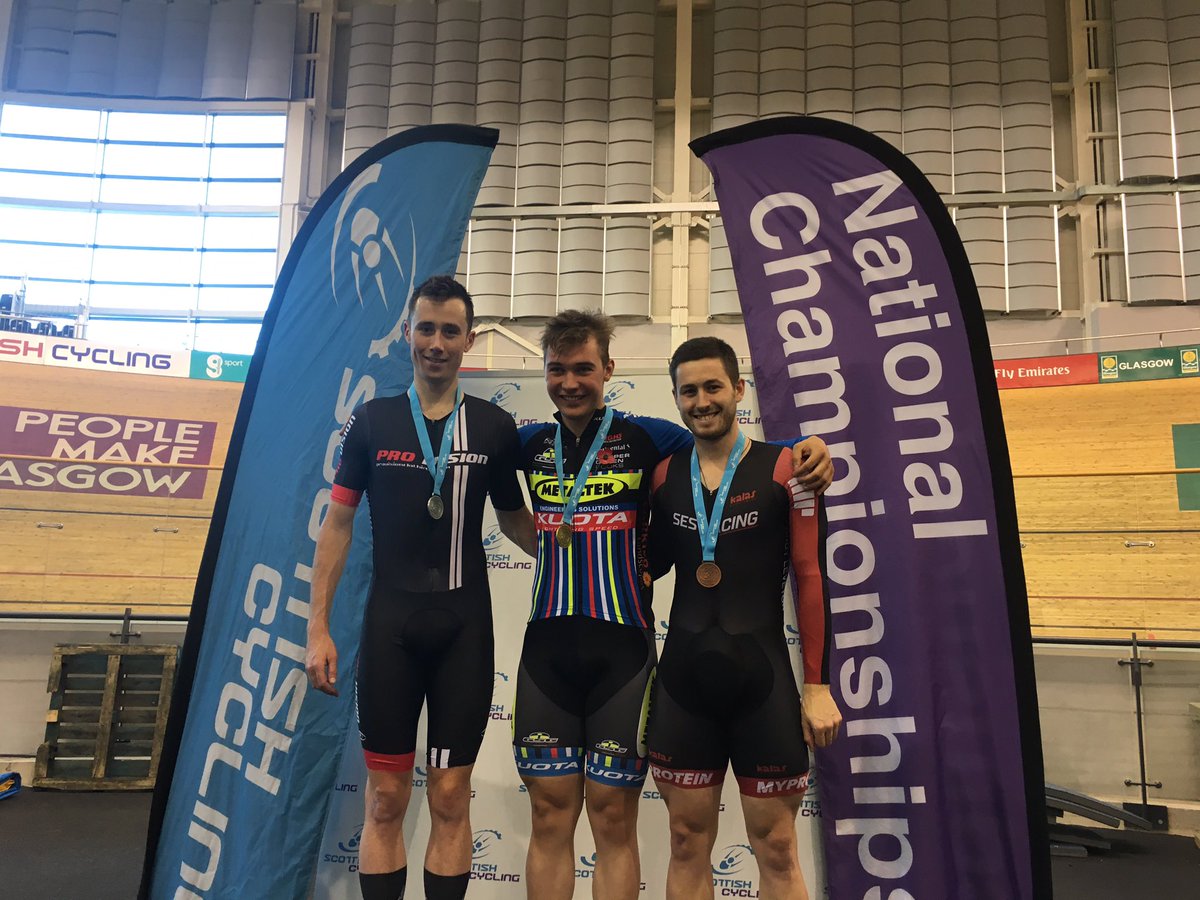 Open 1000m Time Trial #SCNatChamps
1 - Tom Chandler <a href="/Metaltek_KUOTA/">Metaltek_KUOTA</a> 
2 - John Archibald @ProVisionScot 
3 - Andy Leveton <a href="/SES_Racing/">SES_Racing</a>