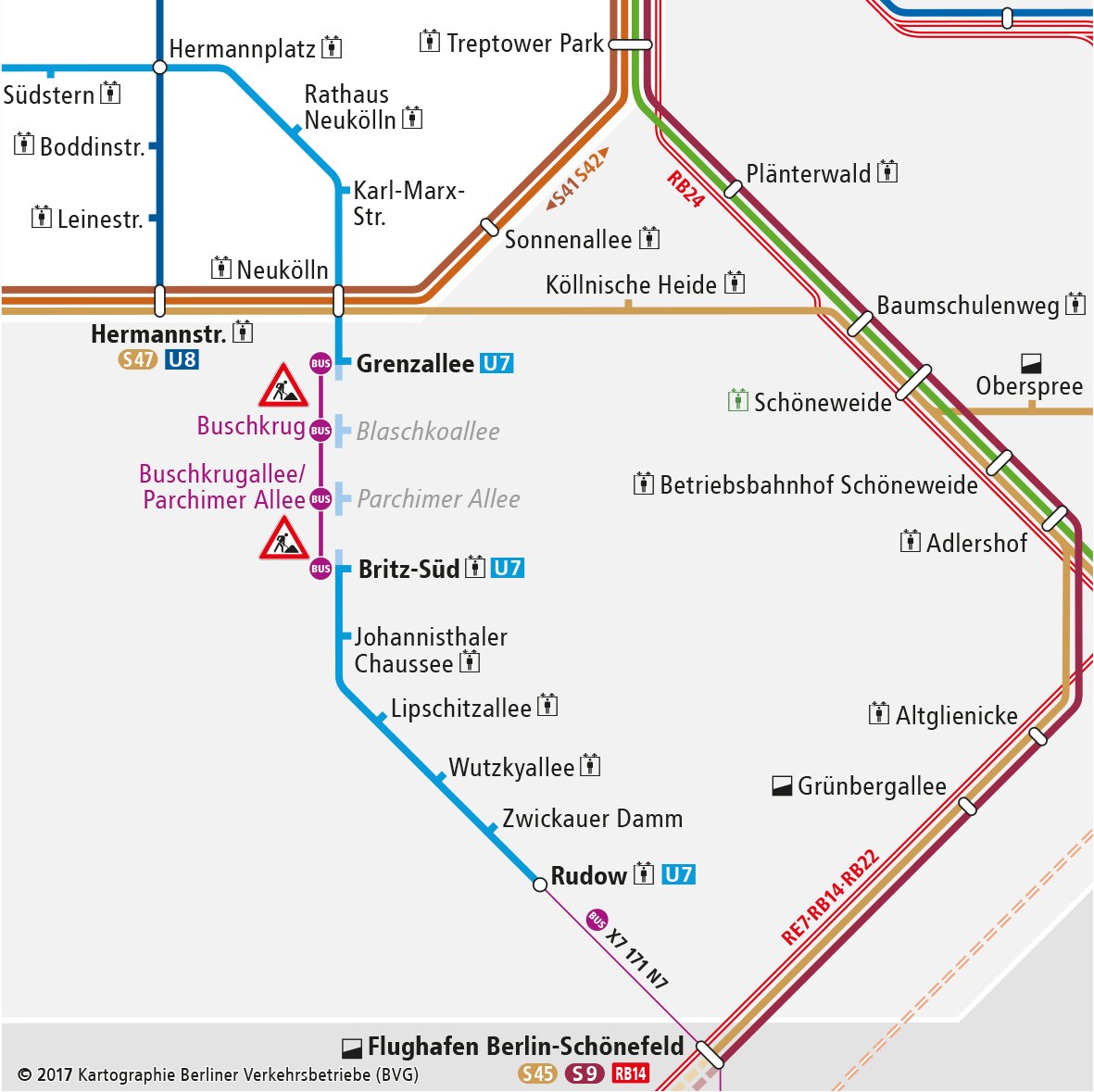 Bvg U Bahn On Twitter U7 Wird Ab Morgen Zwischen U Grenzallee