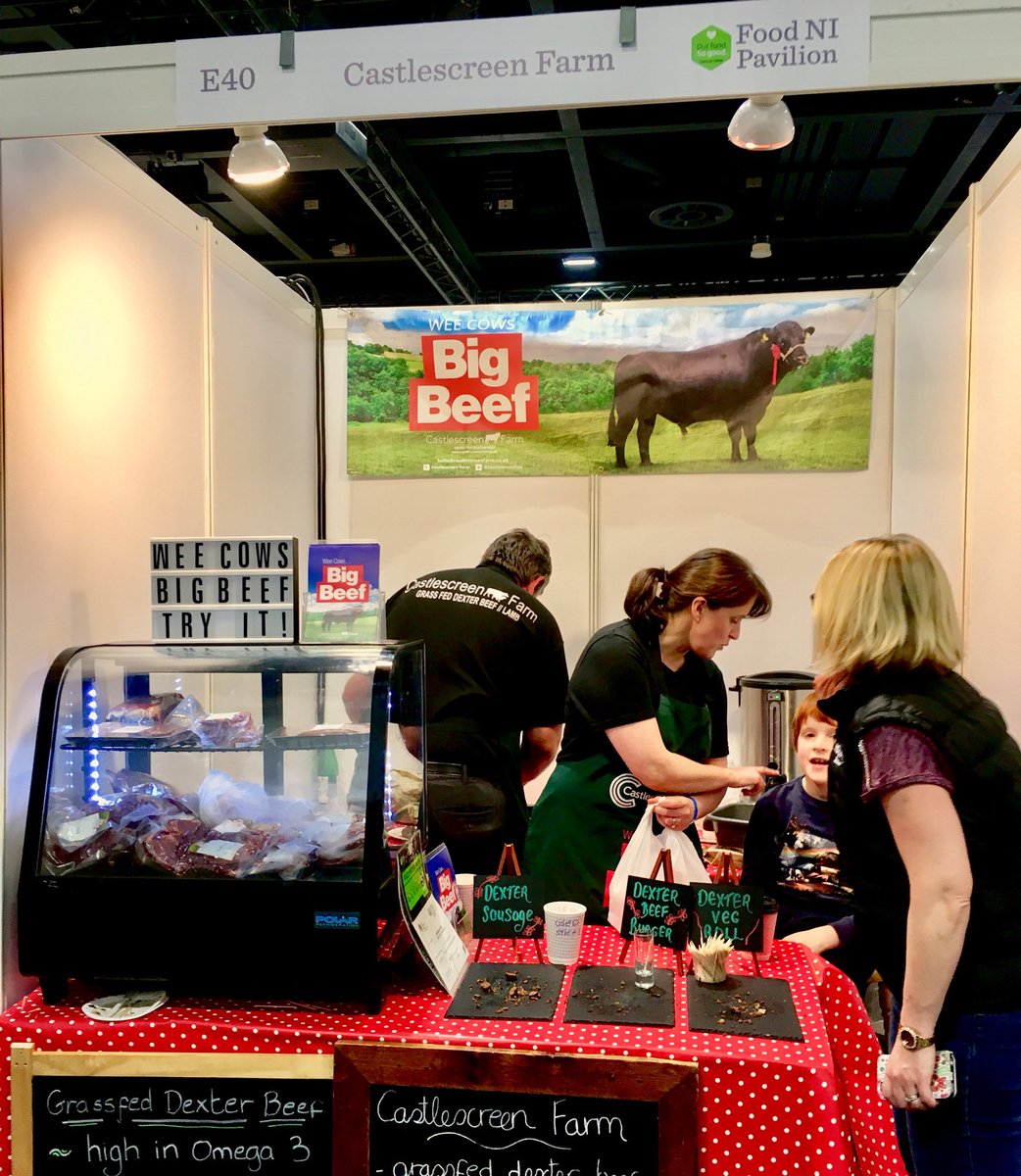 GlenoValleyBeef's tweet photo. @CastlescreenFrm @JawboxGin @BallymaloeCS #ballyliskcheese some of our favourites from the @BBCGoodFoodShow yesterday. https://t.co/J0lcIRlaXV