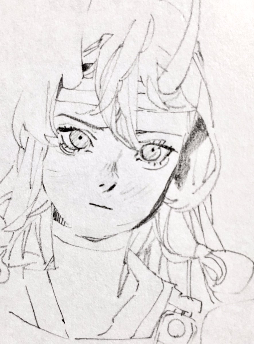 倒したからお絵描き…インフェルノちゃん… 