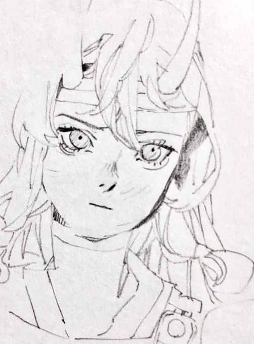倒したからお絵描き…インフェルノちゃん… 