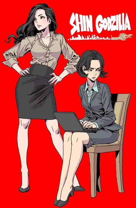 公開当時に描いたシン・ゴジラです。 