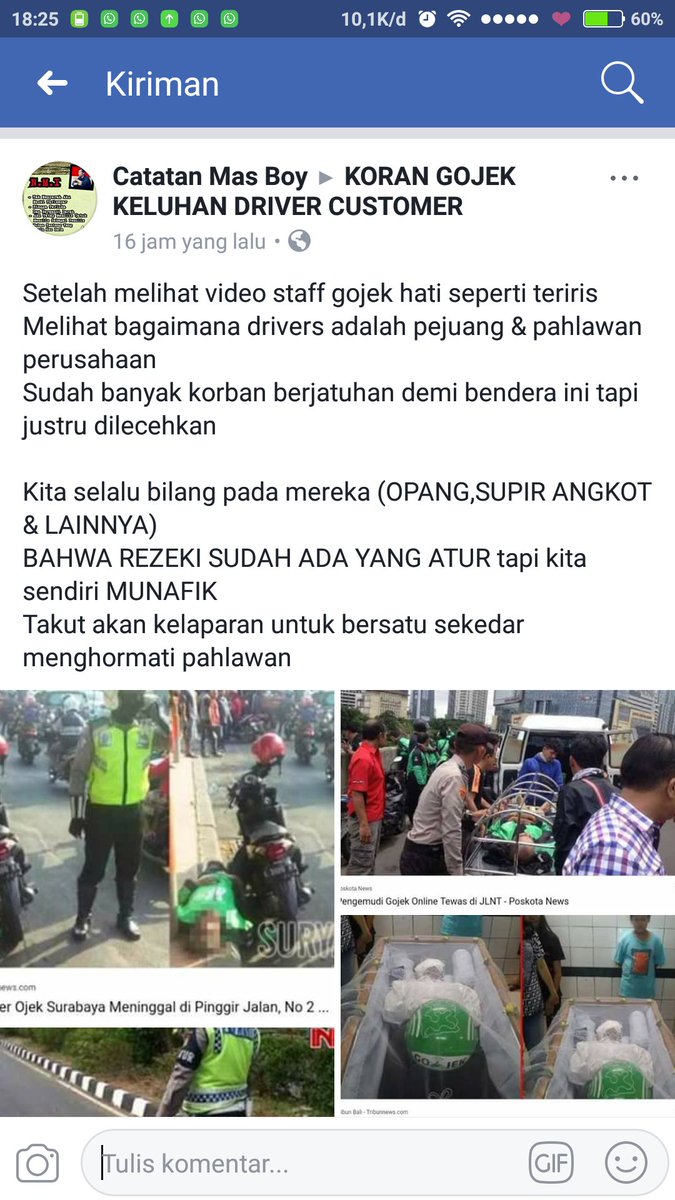 dikauls26's tweet photo. #SaveDriverGojek https://t.co/AEvJbdtNVZ