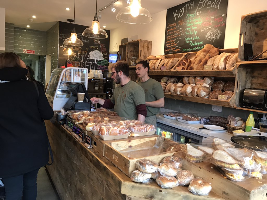 doppiocoffeeltd's tweet photo. Getting few goodies at @karmabread this morning on our way to Hampstead Heath up the road #KarmaBread #Heath #Delicious #Coffee #Challa https://t.co/A6mpTgpzYW