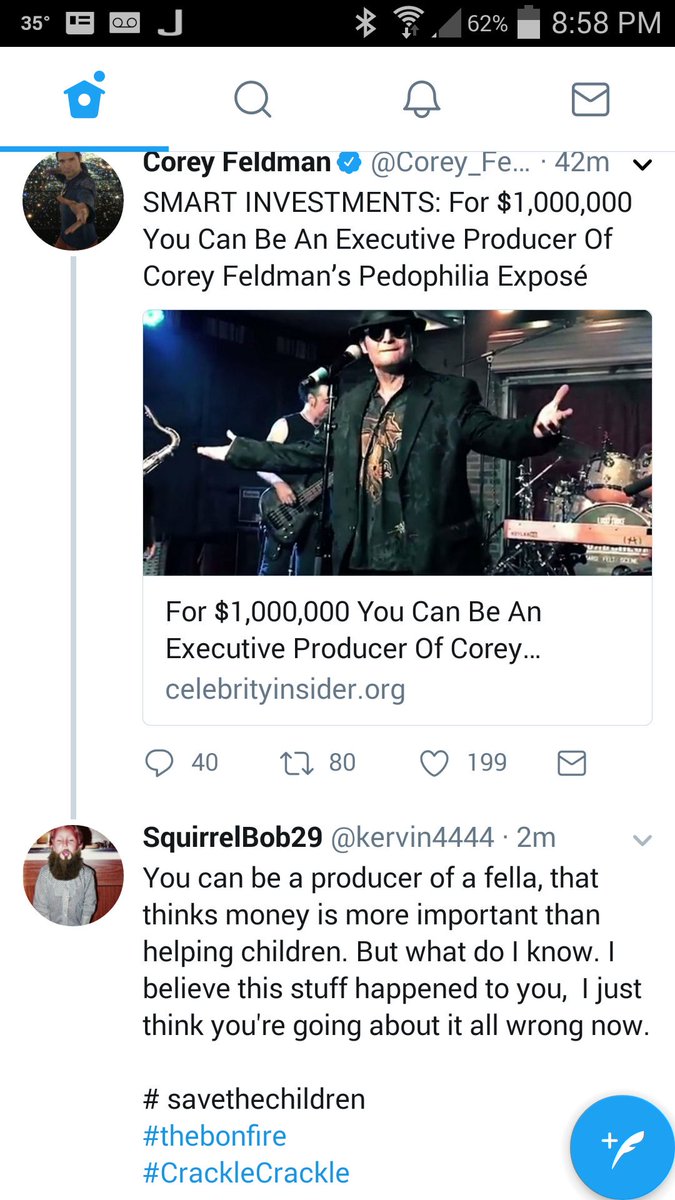 kervin4444's tweet photo. @TheBonfireSXM Someone blocked med today.. The comment was up for about 2 minutes before it happened. 
#CrackleCrackle #savethechildren
#thebonfire
#goingaboutitallwrong https://t.co/6m6A2Wvh5c