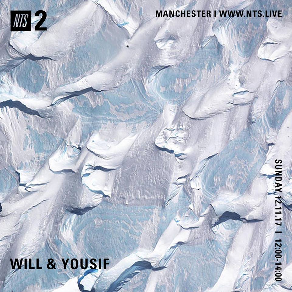 Will and Yousif live from Manchester for the next 2 hours. Tune in at nts.live/2