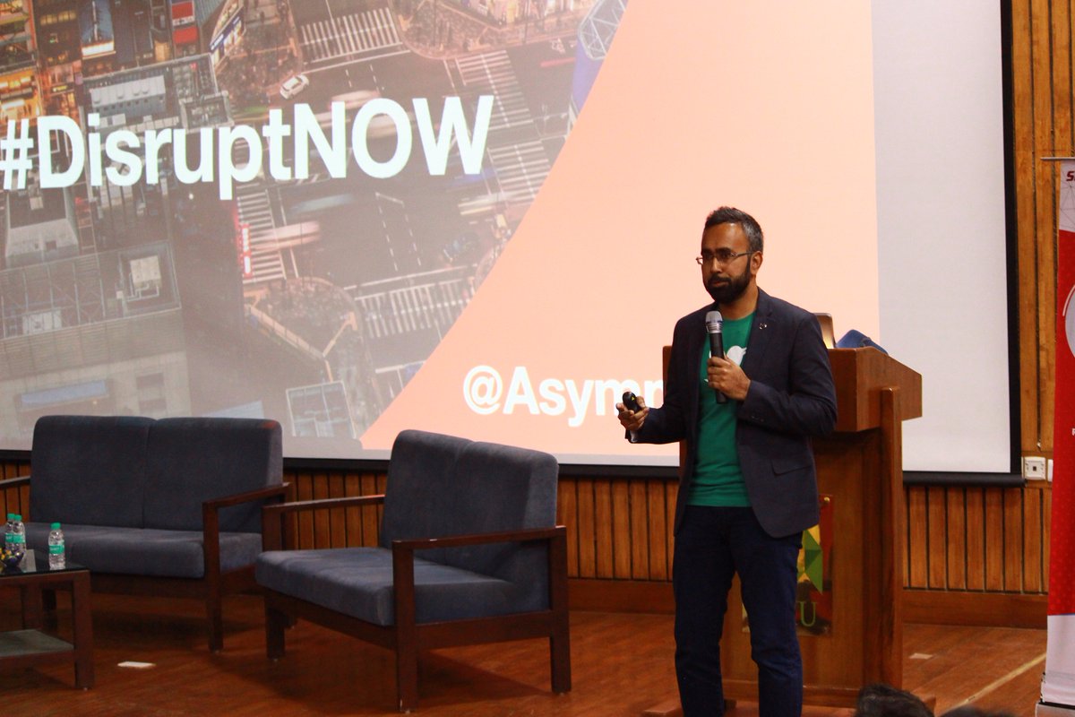 IIM_Udaipur's tweet photo. Mr. Anupam Dikhit (@Asymmetrica), the Regional Business Head (APAC) of Twitter, takes the stage as the first speaker of Samvaah-The Marketing Summit of @SolarisIIMU.
#Solaris17 #IIMU #Disruption #Twitter #IIMUdaipur https://t.co/nCY3INxbUc