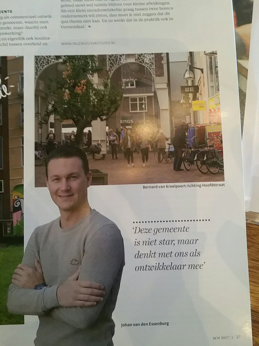 Mooi compliment van Johan van Essenburg in het tijdschrift Shopping Centre News. Dank <a href="/IngeniousVastg/">Ingenious Vastgoed</a>