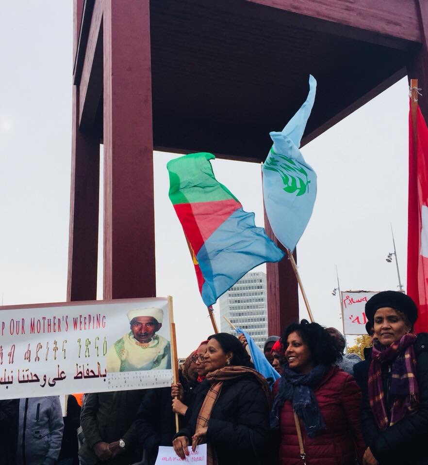 AlmazZerai's tweet photo. #Eritrean Women for Justice, #Geneva, #AkriyaProtest, #FreePoliticalPrisoners https://t.co/ol0DSXAHCz