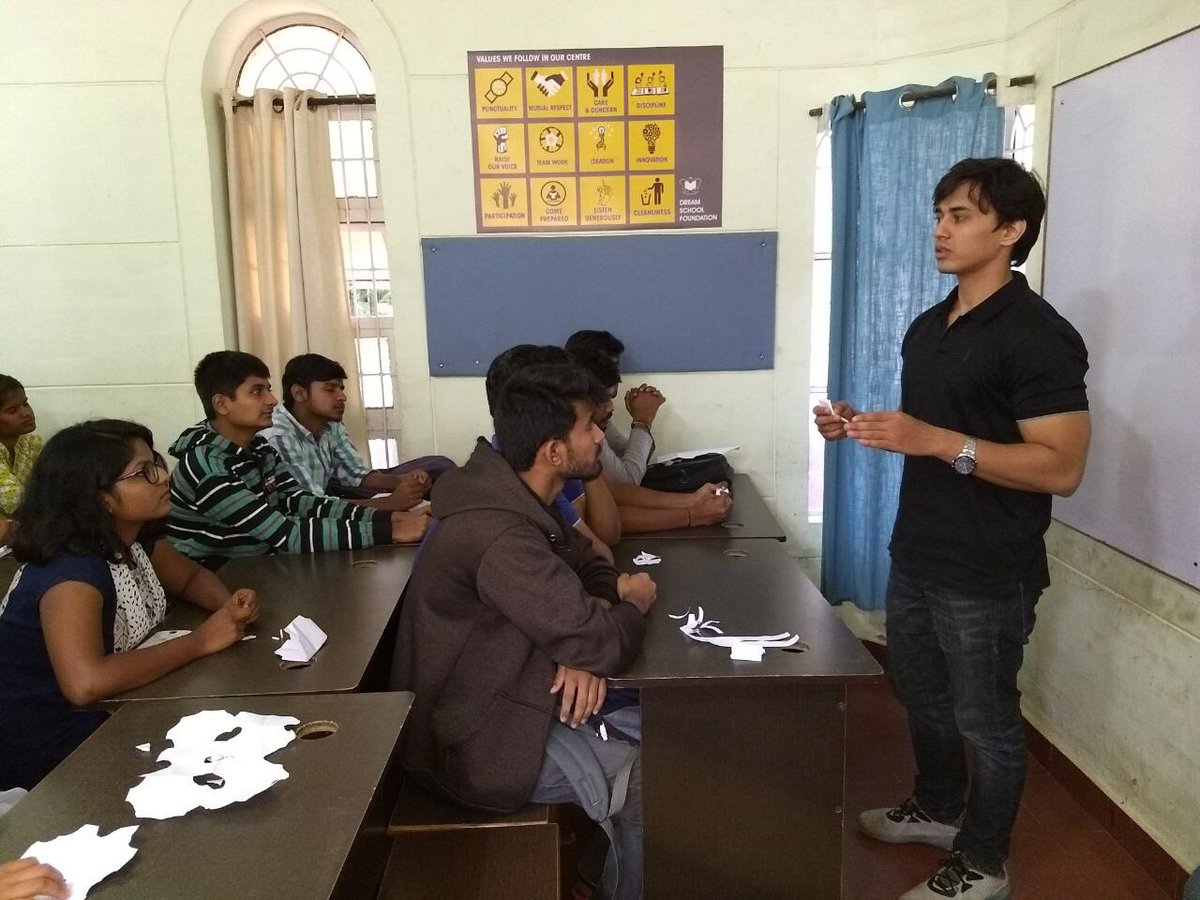 Toastmasters_D5's tweet photo. #sapspeaktolead members involved in #sapcsr @saplabsindia with the dream foundation to teach soft skills to final year graduate students Today. 

#toastmasters #sap4good https://t.co/7P9u5b2Exy