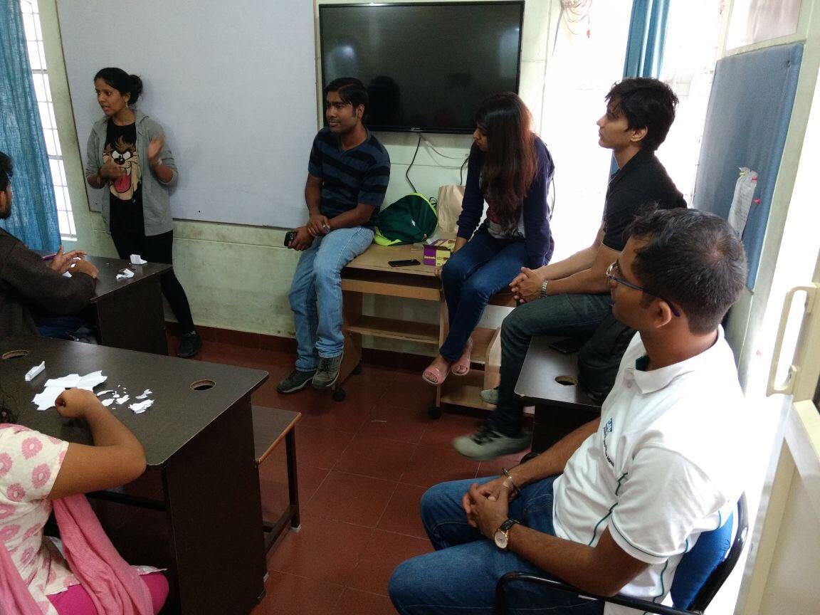 Toastmasters_D5's tweet photo. #sapspeaktolead members involved in #sapcsr @saplabsindia with the dream foundation to teach soft skills to final year graduate students Today. 

#toastmasters #sap4good https://t.co/7P9u5b2Exy