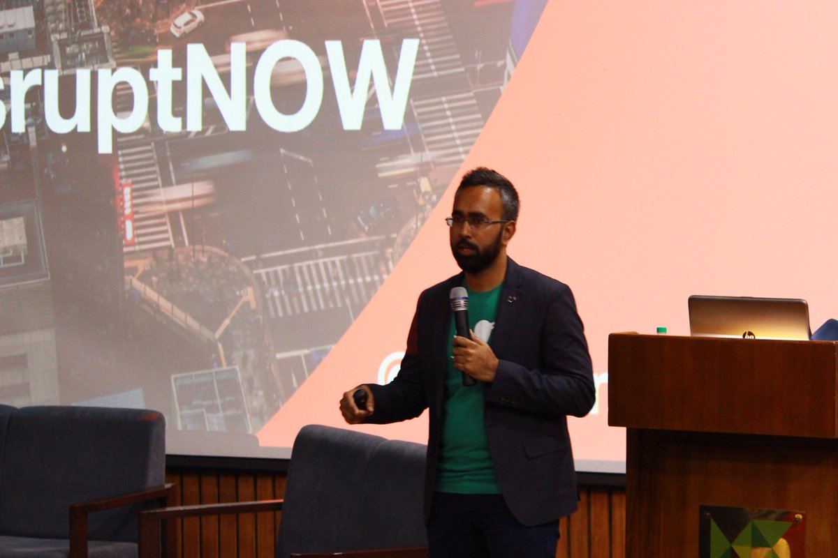 SolarisIIMU's tweet photo. Our first speaker for the summit #Samvaah is Mr. Anupam Dikhit @Asymmetrica , the Regional Business Head (APAC), who talks about #DisruptNOW and how Twitter facilitates the interaction between influential leaders and the wider audience. https://t.co/jUG78gYpni