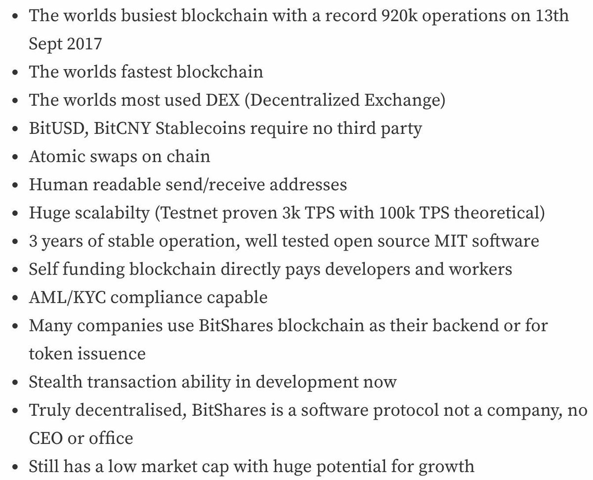 OpenLedgerDC's tweet image. Why you should pay attention to #BitShares
#crypto #blockchain #fintech #BTS