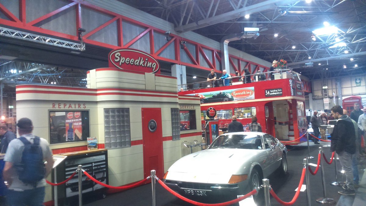 CheshireCar's tweet photo. Delighted to support @SpeedkingTools #Ferrari #daytona @ClassicMotorNEC #hall2 #iconic https://t.co/fBuJBGQXsP