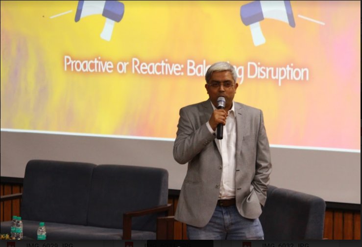 IIM_Udaipur's tweet photo. Mr. Satyarth Priyedarshi, Head of Product Marketing of JioChat, takes the stage as the next speaker at Samvaah- The Marketing Summit of @SolarisIIMU.
#Solaris17 #IIMU #Disruption #inspire #illuminate #ignite https://t.co/woInqijkm7