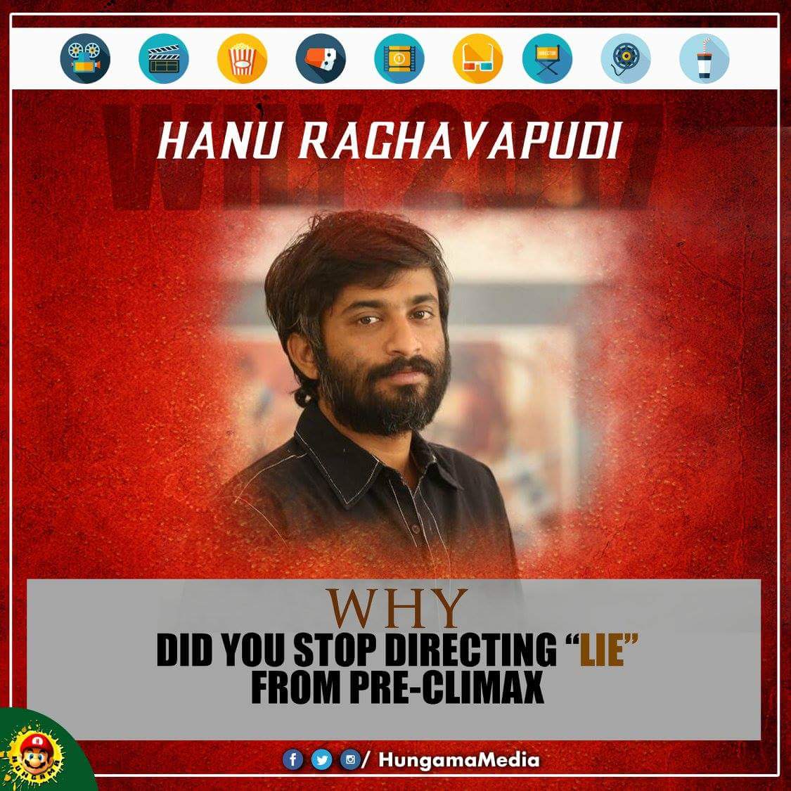 HungamaMedia2's tweet photo. Meeru konni konni movies chusinappudu bagolekapothe takkuna oka thought vastundi ala enduku chesadu ila enduku chesadu ani danini memu extend chesi miku present chestunnam ..nachithe Retweet cheyyandi https://t.co/iTSaAegzqT