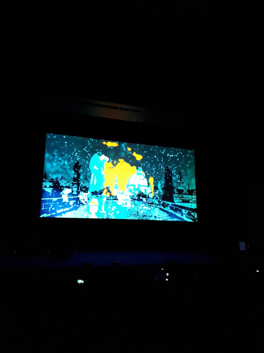 dawn_bee's tweet photo. Cool use of tech at #Icca2017 opening #BridgetoPrague https://t.co/Xzzy4JguO7