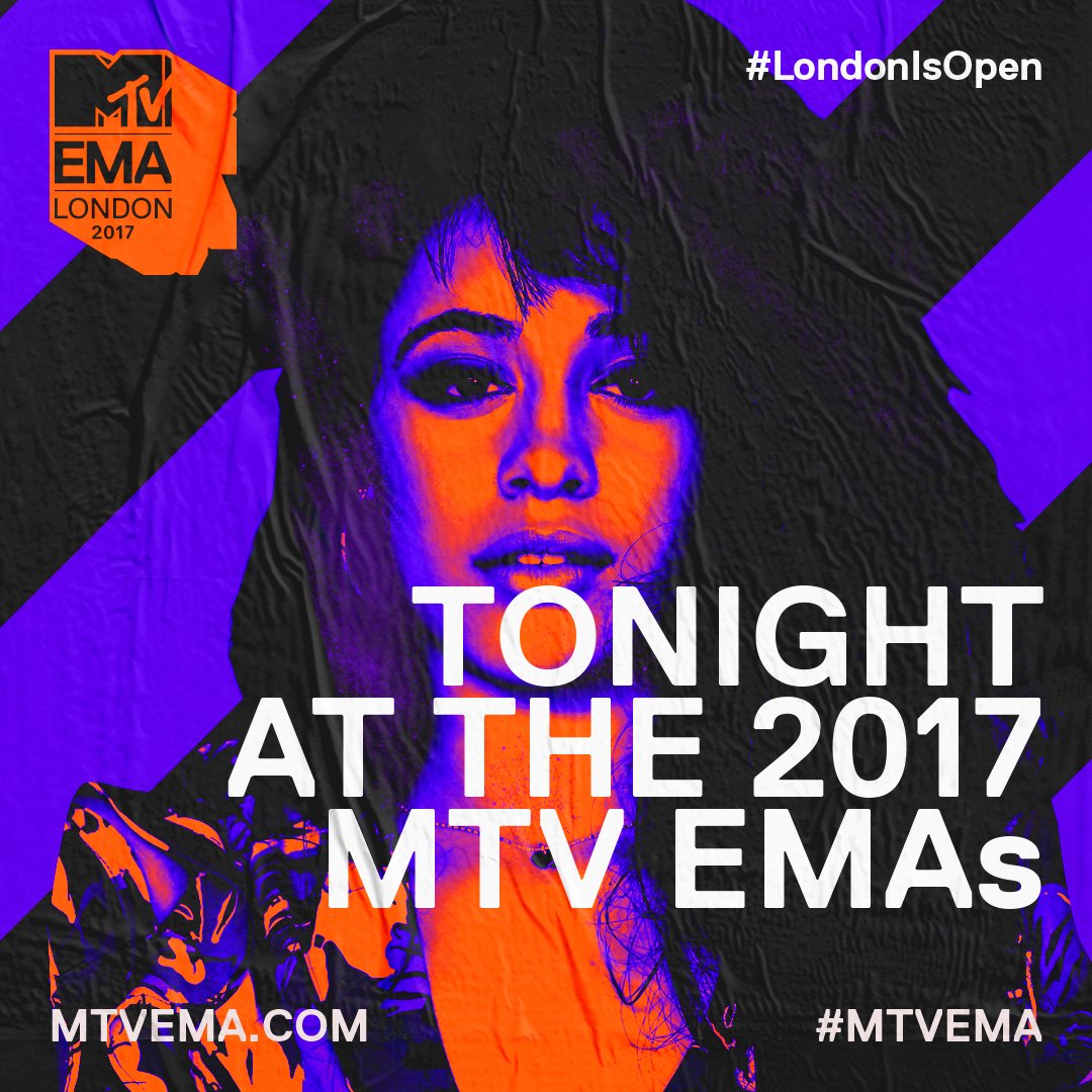 MTVMusicUK's tweet photo. TONIGHT 🔥 #MTVEMA https://t.co/WbsCON00sj